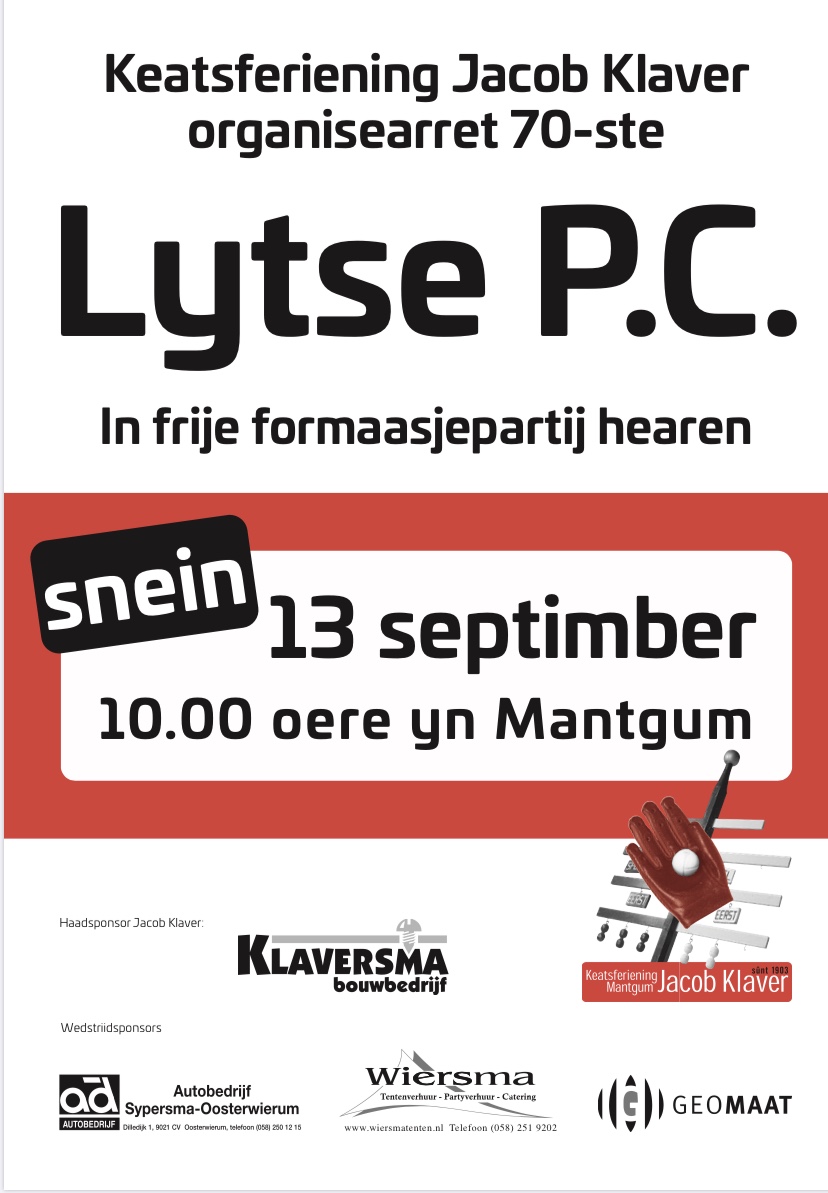 KNKB senioaren 1e klasse manlju: De Lytse PC