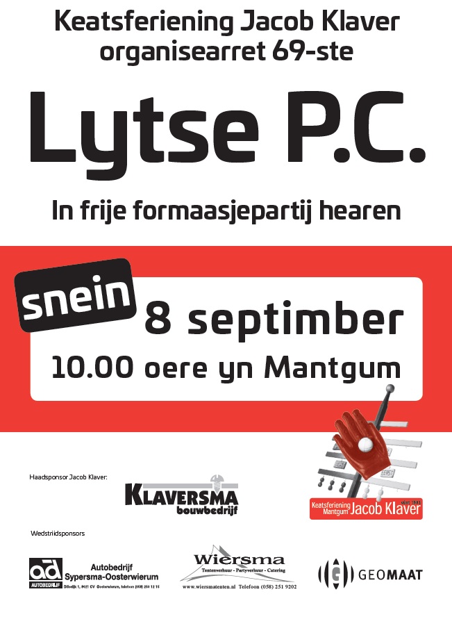 Snein 8 Septimber de 69ste Lytse PC