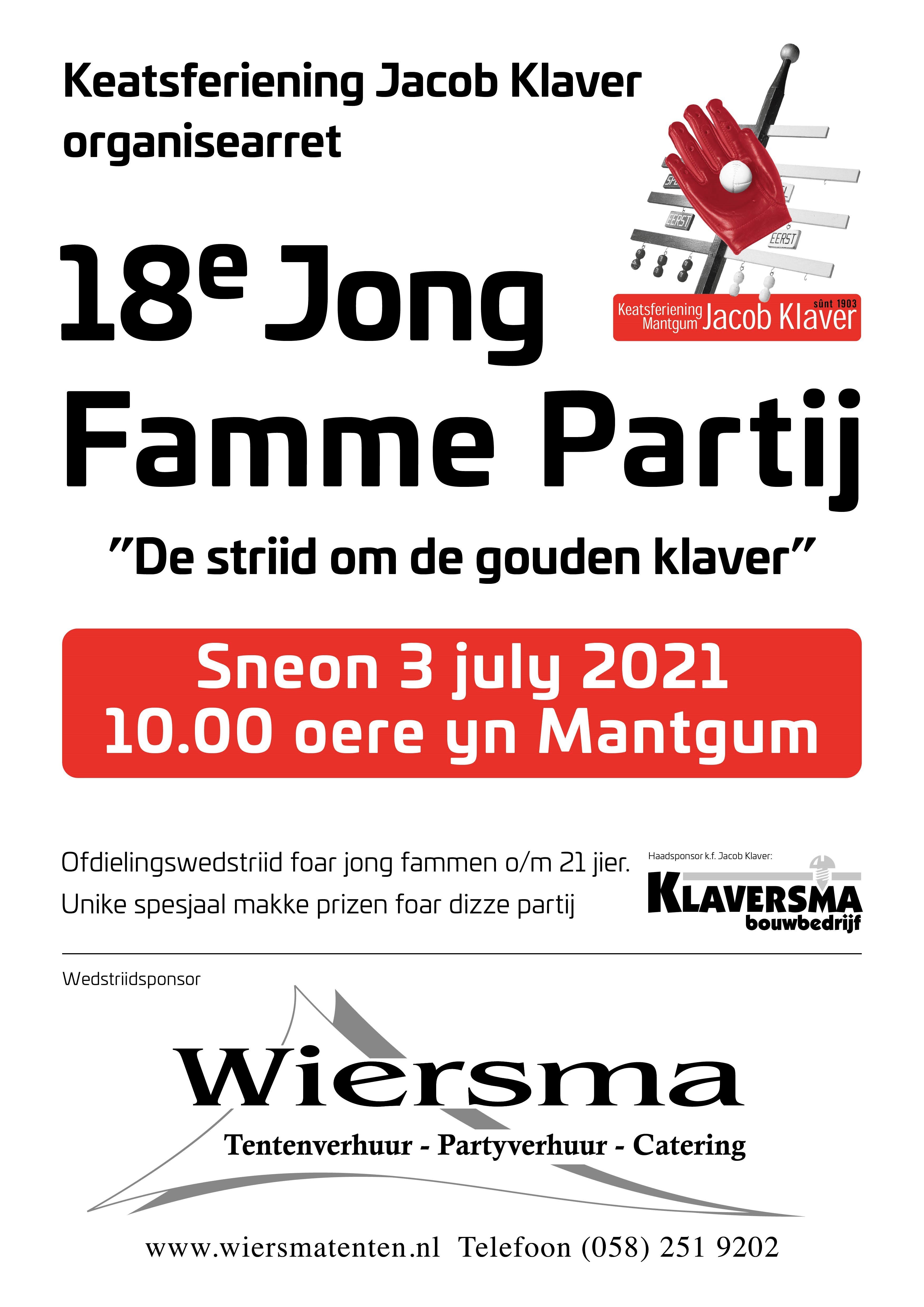 Jong Famme Partij 2021