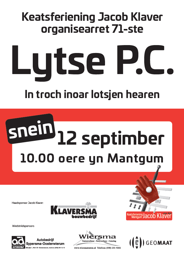 12 septimber Lytse PC te Mantgum